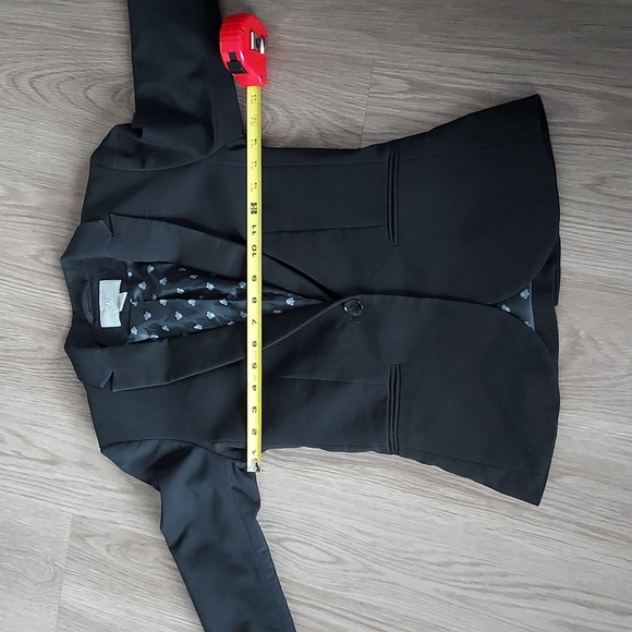 H&M long sleeve black blazer jacket 2 - Picture 12 of 14